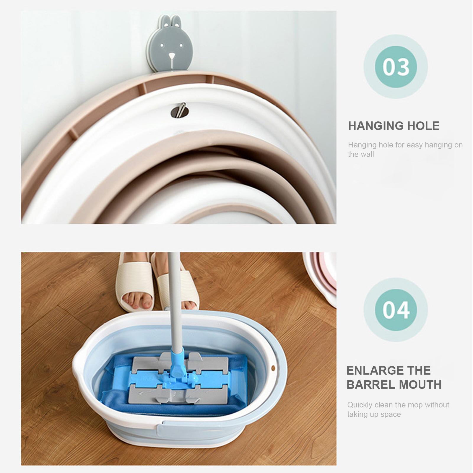 Xô có thể thu gọn có tay cầm