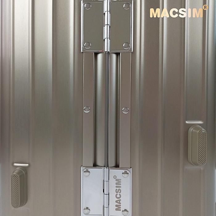 Vali hợp kim nhôm nguyên khối MS1104 Macsim cao cấp màu Ti-gold cỡ 26 inches