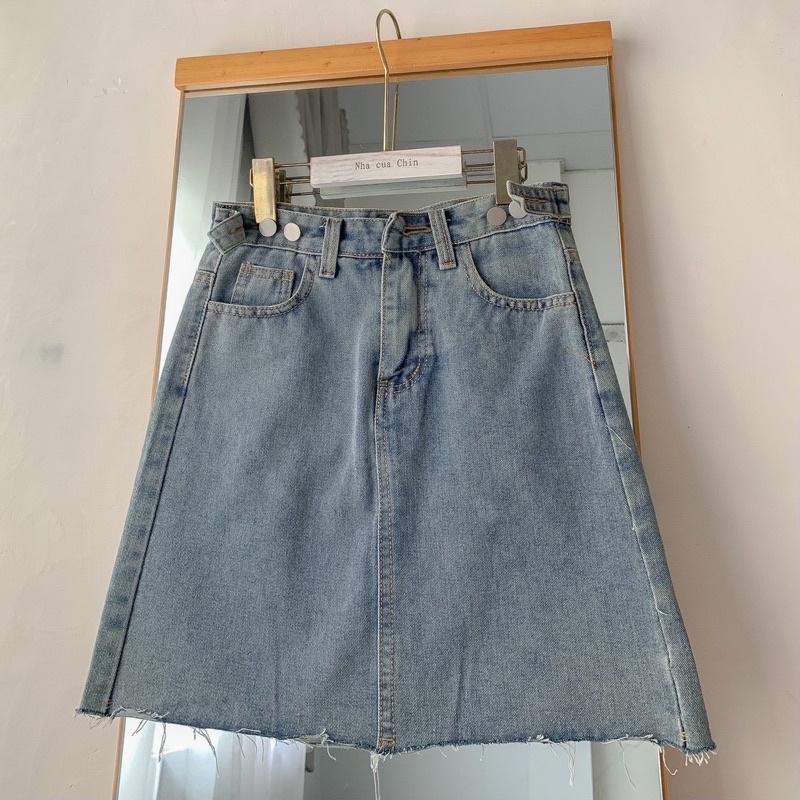 Chân váy jean