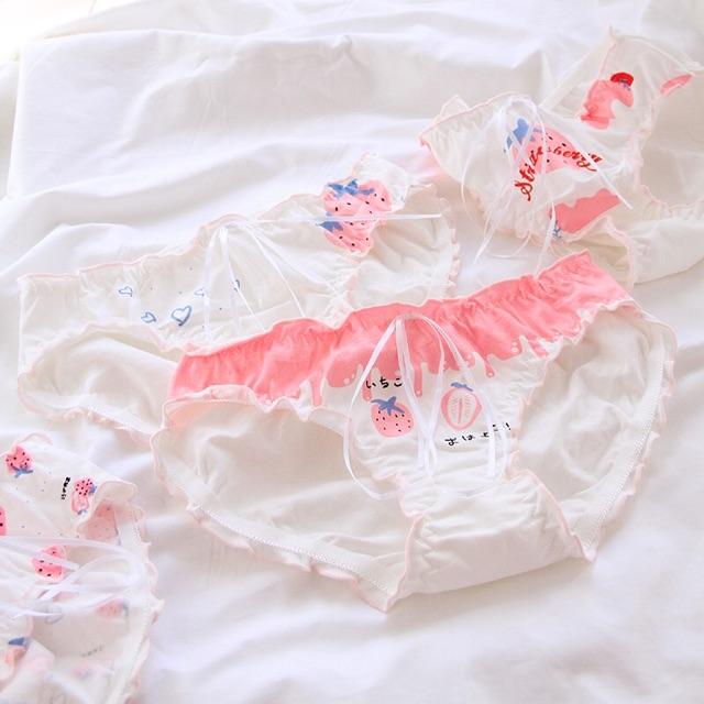 Quần Lót Cotton Tinh Khiết Nữ Sinh Nhật Bản . Hàng Loại Đẹp.