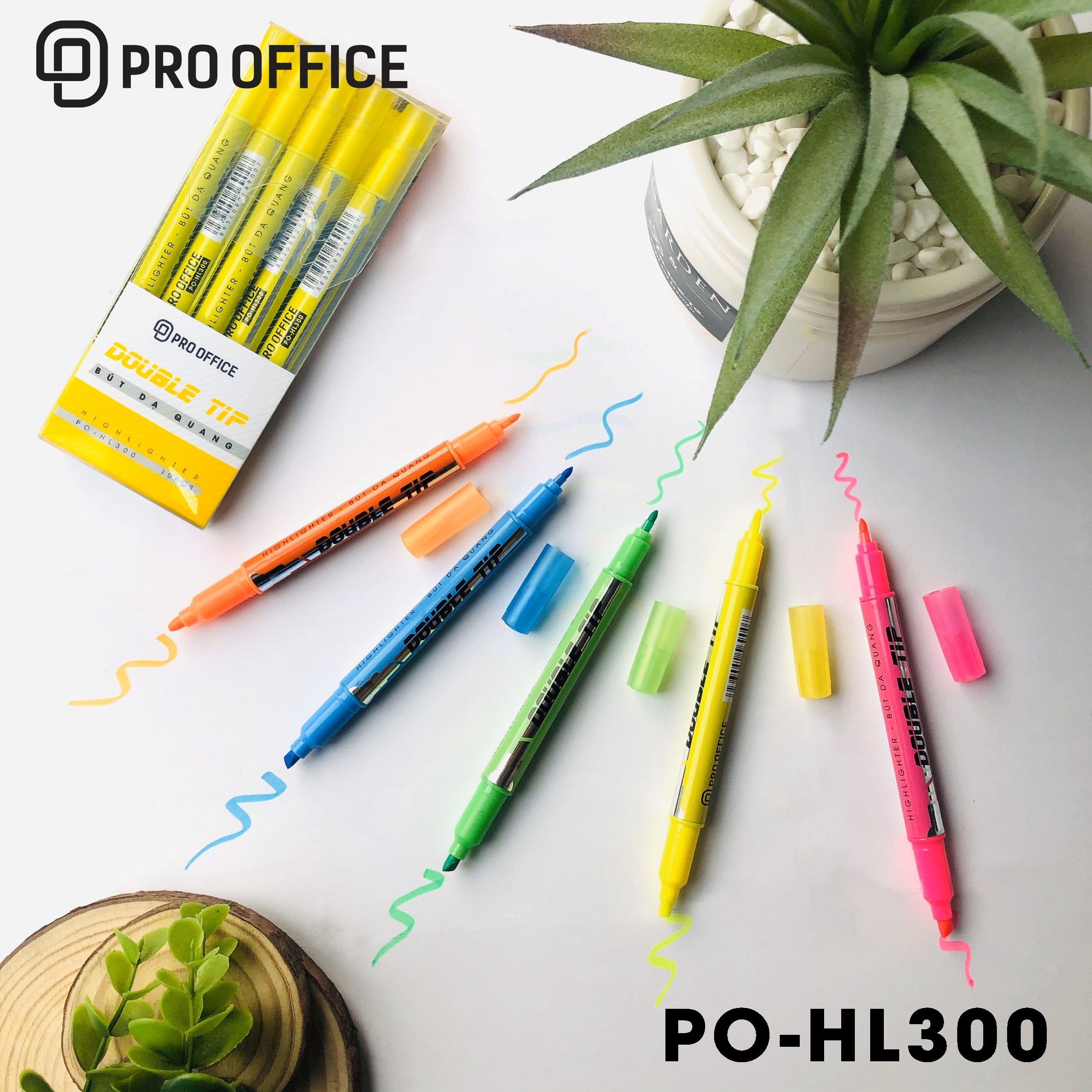 Bút Dạ Quang Highlight PRO OFFICE - 1 CHIẾC - HL300