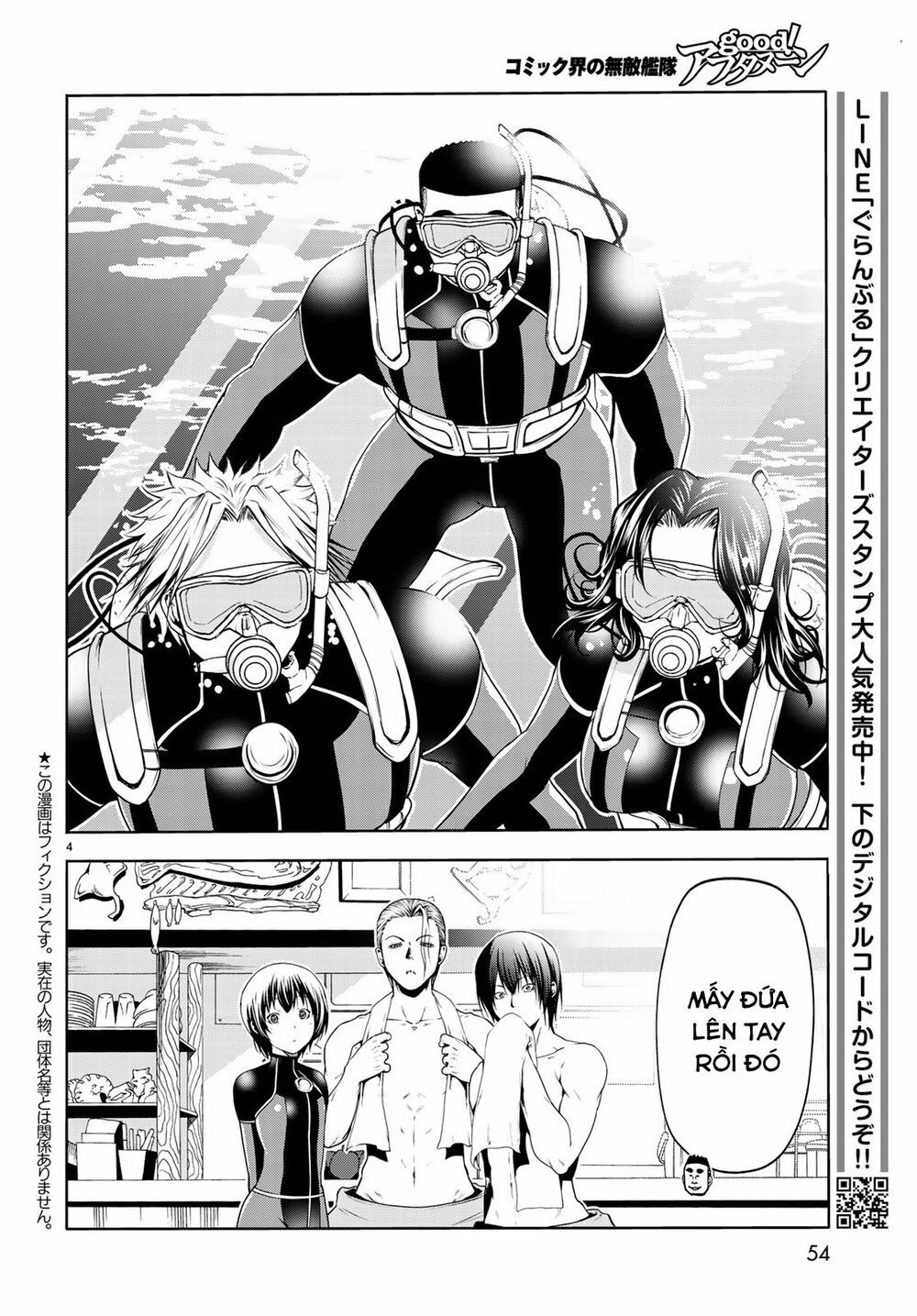 cô gái thích lặn - grand blue chapter 61 4