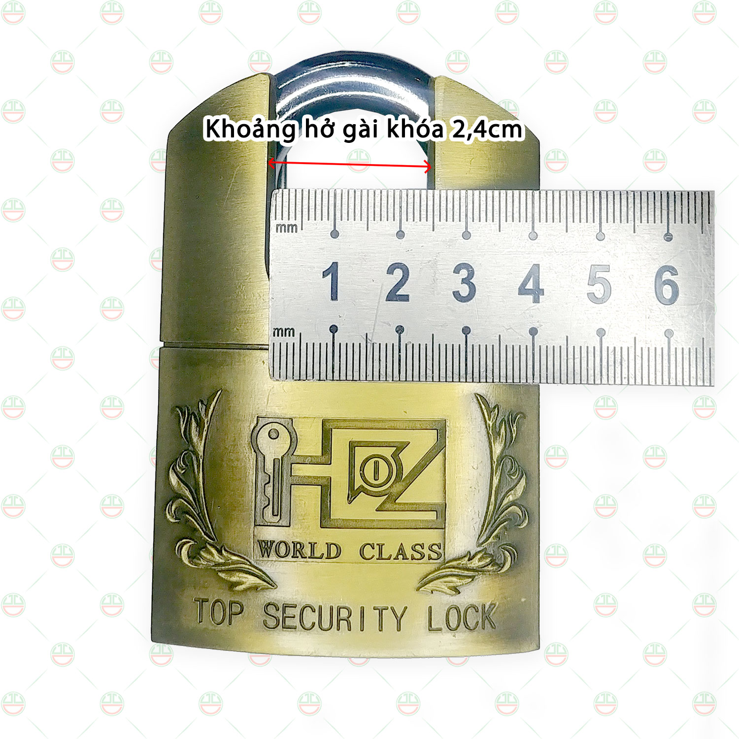 (Chống Cắt) Ổ Khóa Ngăn Ngừa Trộm 60mm KhoNCC-Padlock Hàng Chính Hãng Cho Gia Đình - Kho Xưởng Cực Kỳ An Toàn - KPD-Padlock-6PCC (Bạc, Đồng)