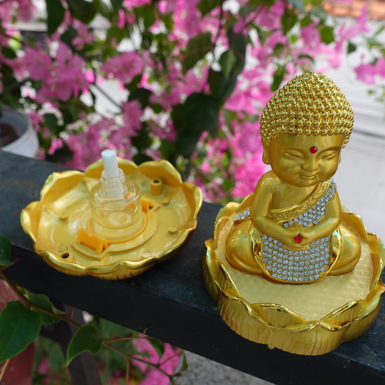 Tượng Phật Như Lai trang trí xe hơi bàn làm việc - T047