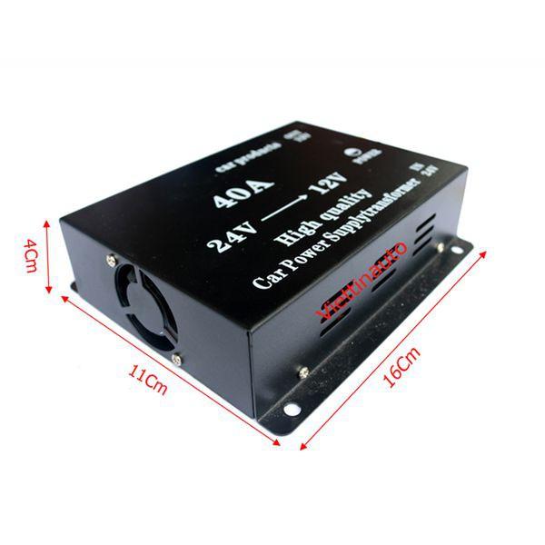 Bộ đổi nguồn DC 24V sang DC 12V KUERL cho Ô tô 40A