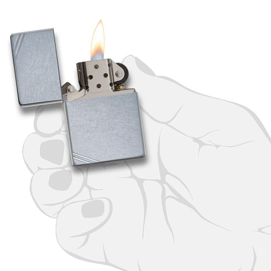 Bật Lửa Zippo Vintage Street Chrome