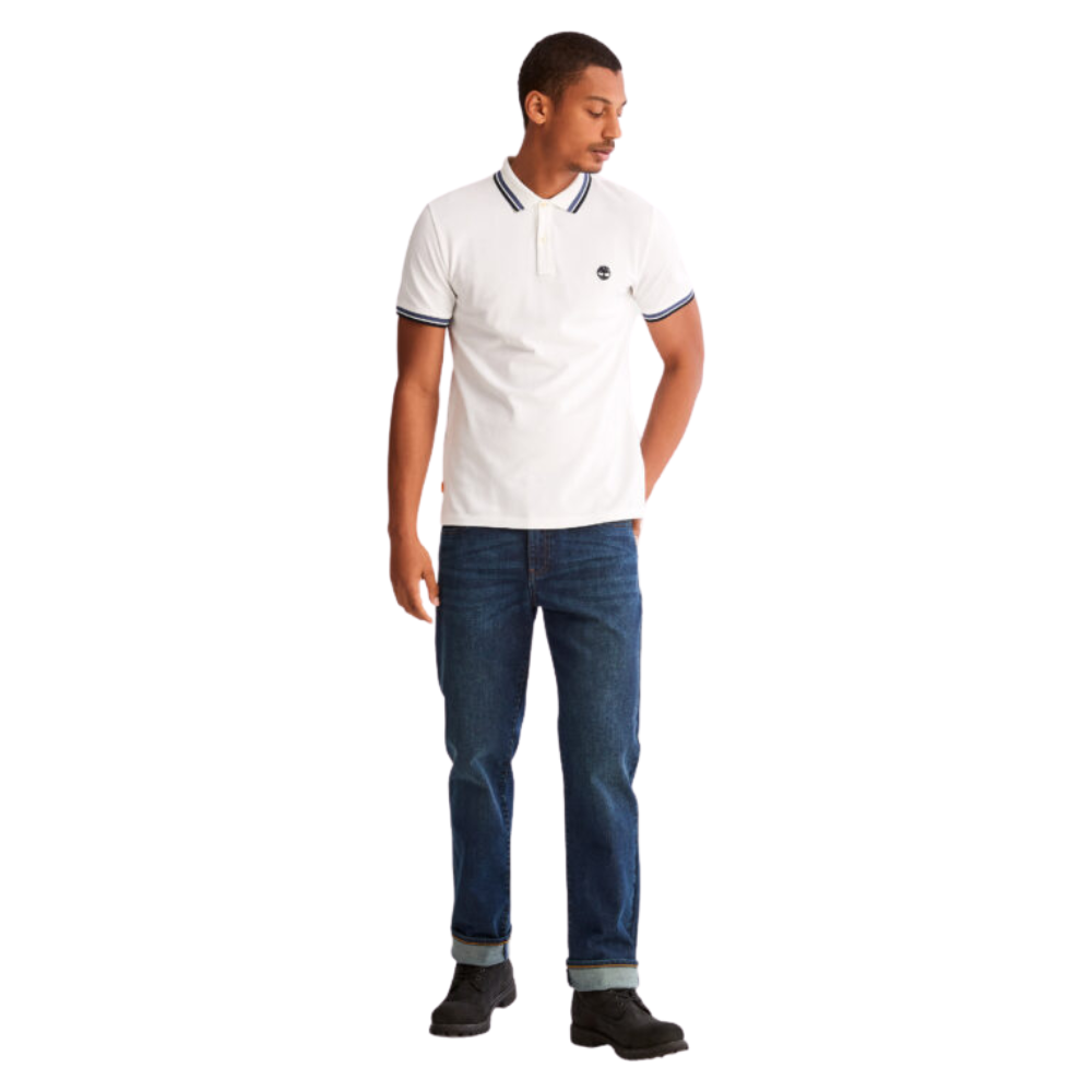 [NEW 2023] Timberland Áo Thun Polo Nam Millers River Tipped Pique Polo Slim TB0A62SH