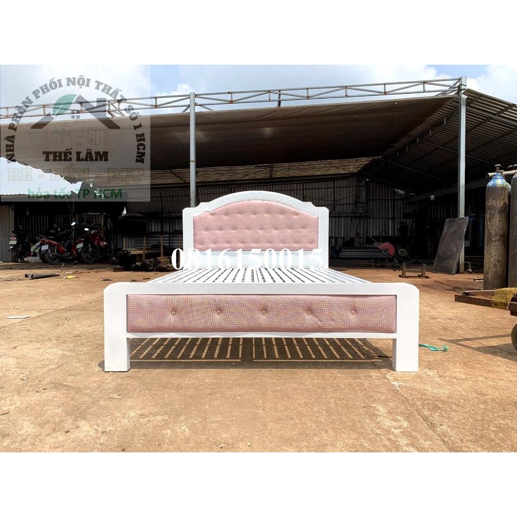 Giường sắt hộp dày 5x10 sơn tĩnh điện chống rung- chống ồn
