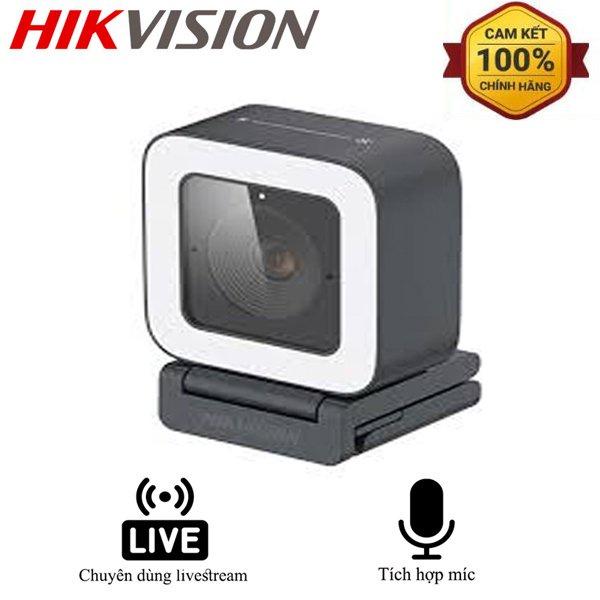 Webcam Hikvision DS-UL2, DS-UL4, DS-UL8 siêu nét 4K để livestream chuyên dụng, tích hợp Mic đôi.Ống kính 3.6mm,auto-focus - Hàng Chính Hãng