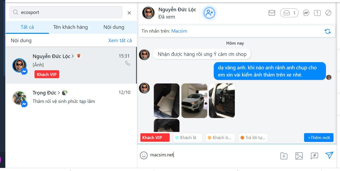 Thảm lót sàn xe ô tô Ford ecosport 2012-2021 Nhãn hiệu Macsim chất liệu nhựa TPV cao cấp màu đen-màu be