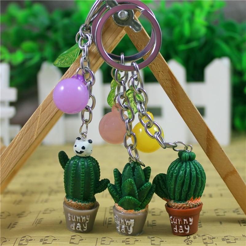 Móc khóa xương rồng dễ thương - Móc chìa khóa cây xương rồng độc đáo Duashop