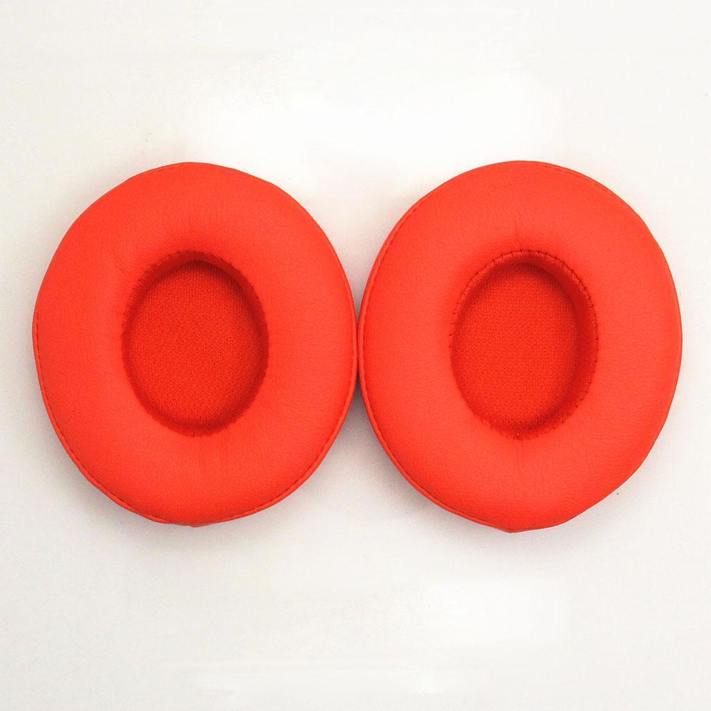 Premium Earpads Ear Tips Cushion Replacement Repair For Beats Solo Wireless 2.0 Headphone Orange