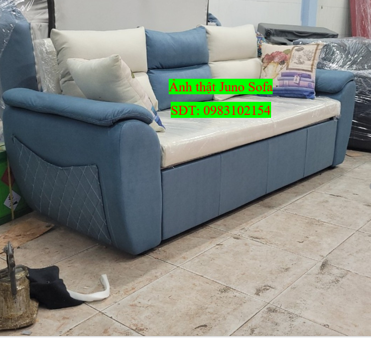 Sofa giường kéo Juno Sofa KiKas Juno Sofa 1m8, ( 3 màu lựa chọn )