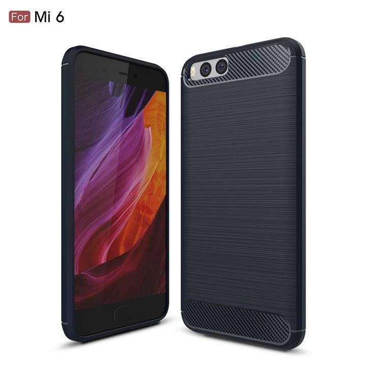 Ốp lưng chống sốc Xiaomi Mi6, Mi 6 vân sợi Carbon Rugger Armor