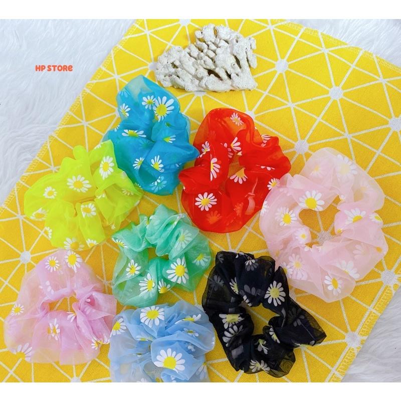 Cột Tóc Hoa Cúc Daisy Vải Voan
