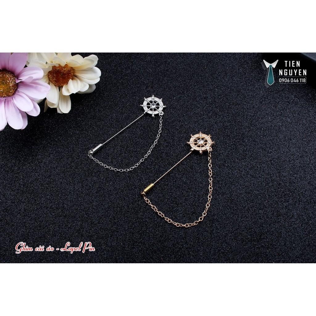 Ghim cài áo - lapel pin - Phụ kiện cài áo đinh đá cao cấp