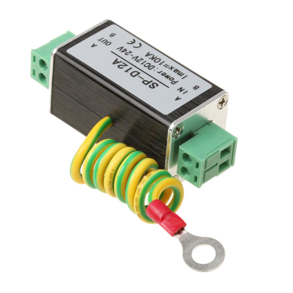 DC 12-24V Power Supply Signal Arrester Surge Protector Device For Thunder/   Protection