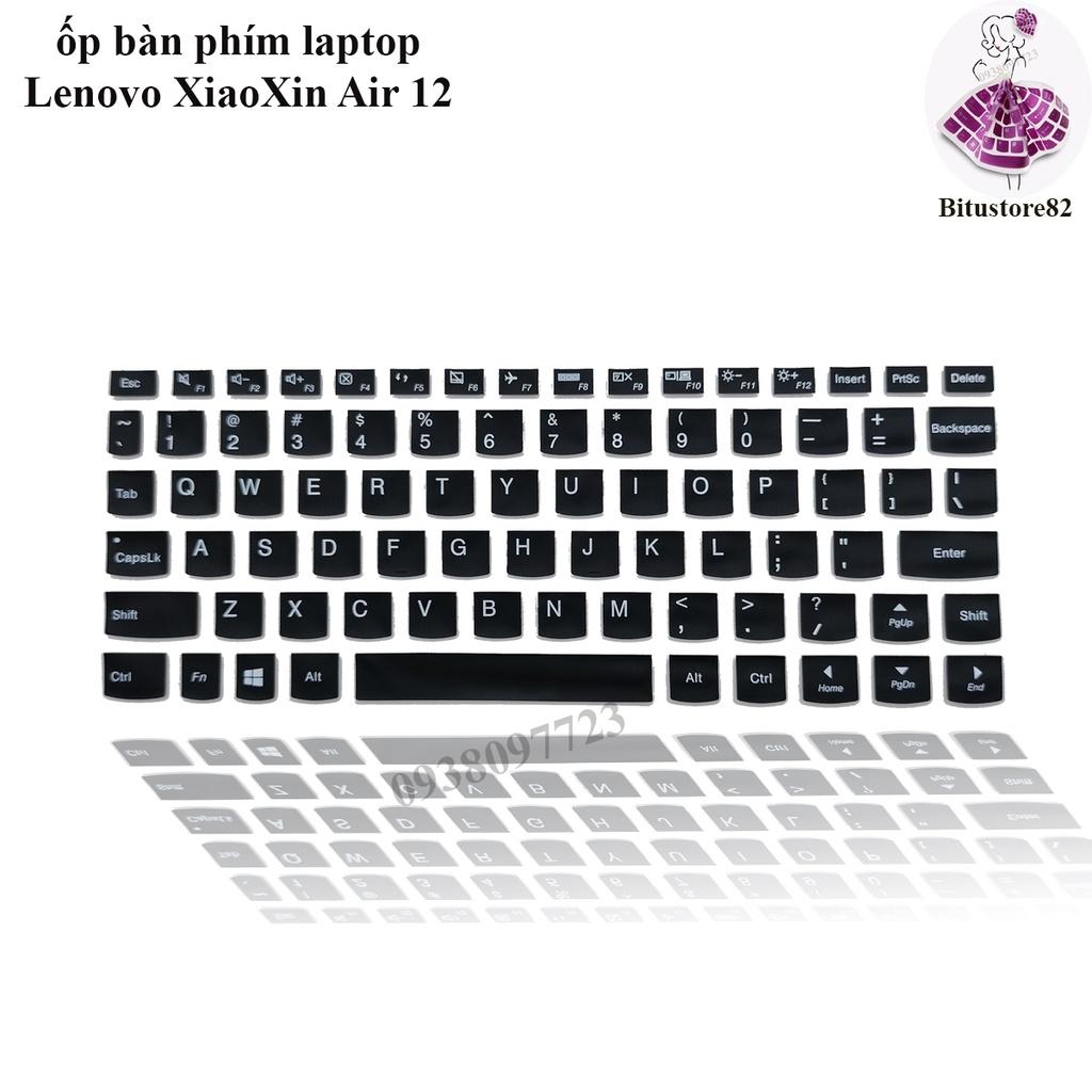 Ốp bàn phím dành cho Laptop Lenovo Air 12 - Miếng, tấm silicon bảo vệ che, phủ, đậy.