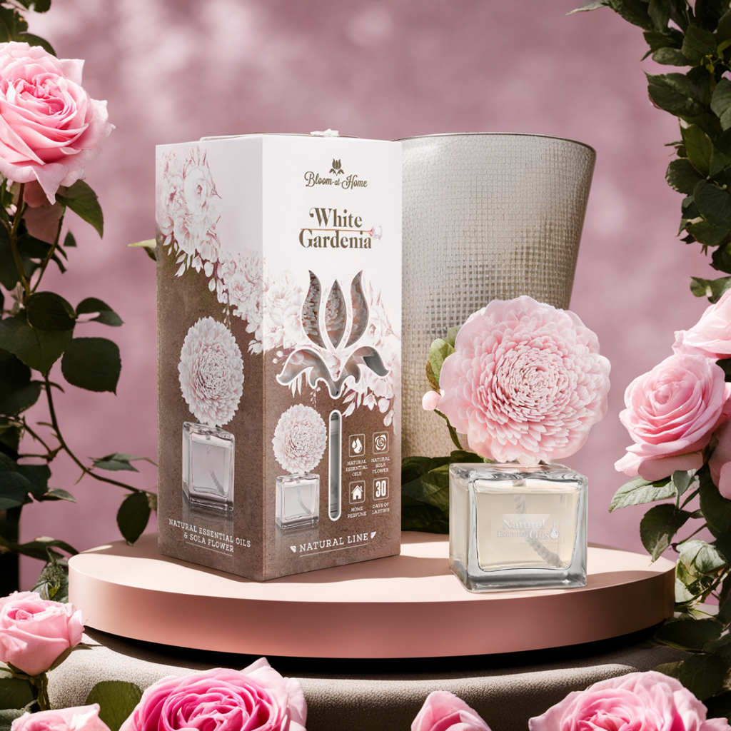 Nước hoa thơm phòng WHITE GARDENIA ELIX - Hương hoa dành dành - 100ml nhập khẩu từ Ba Lan - Thành phần tự nhiên, an toàn cho sức khỏe