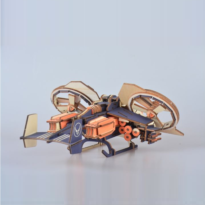 Đồ chơi lắp ráp gỗ 3D Mô hình Máy bay Bọ Cạp XC-G008H