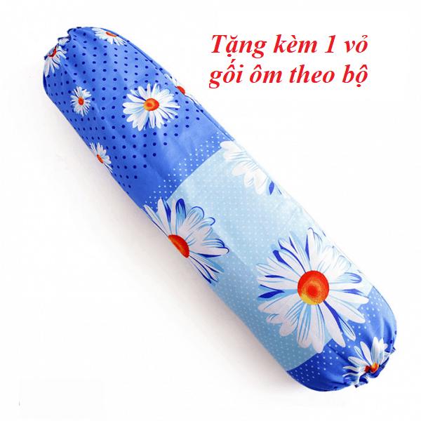 Bộ chăn ga gối cotton LIDACO PL1 - Hoa Nhí Vàng (SP001181) - TẶNG VỎ GỐI ÔM