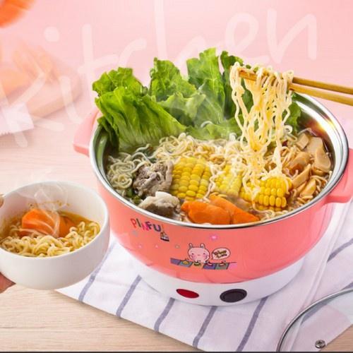 Nồi Lẩu Điện 26,28cm Nắp Kính Siêu Tiện Dụng Phù Hợp Nhiều Gia Đình