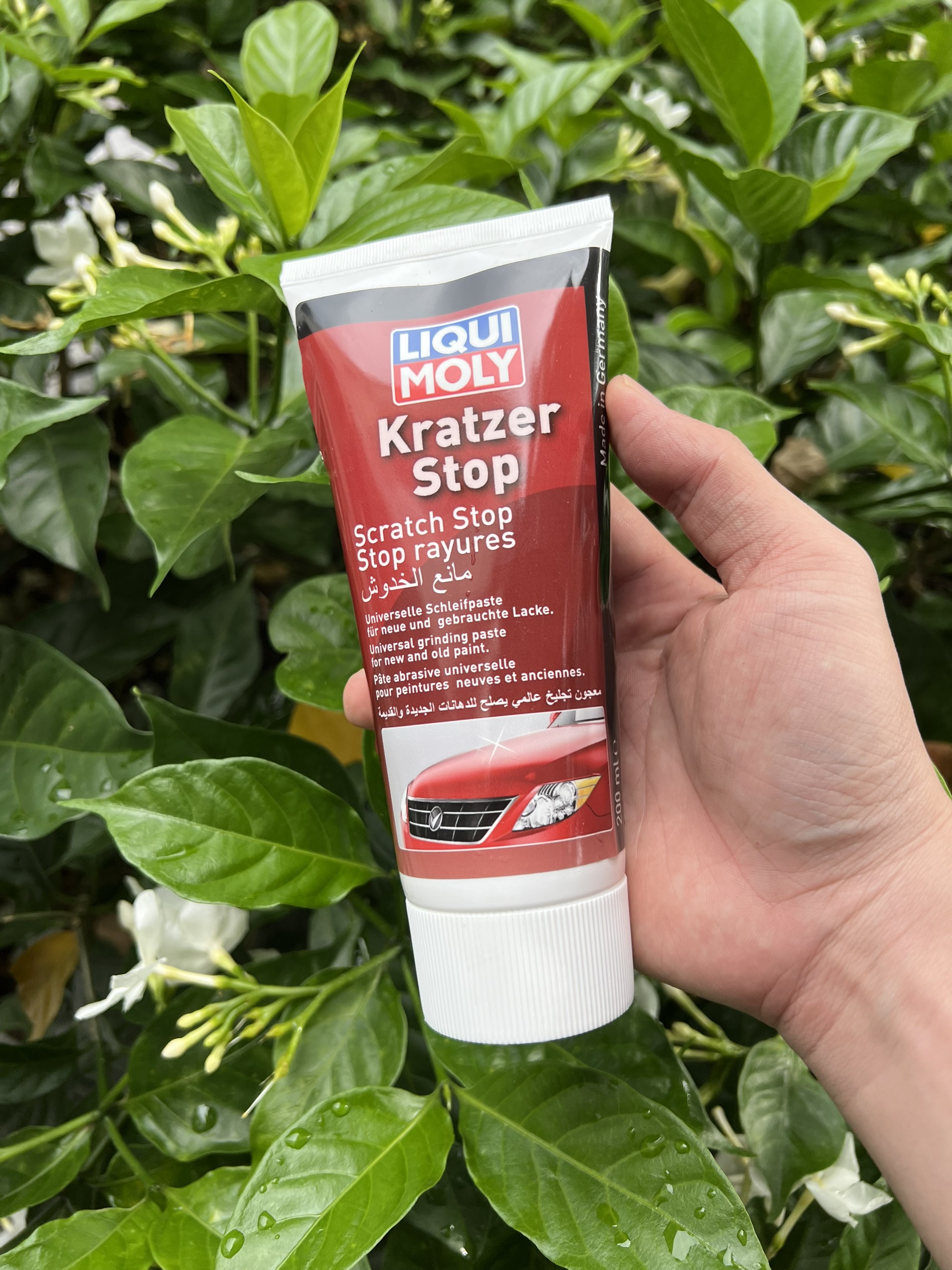 Kem Xóa Vết Xước Sơn Xe Máy, Xe Ô Tô | Bảo Vệ Sơn Xe Liqui Moly Kratzer Stop 2320 (200ml)