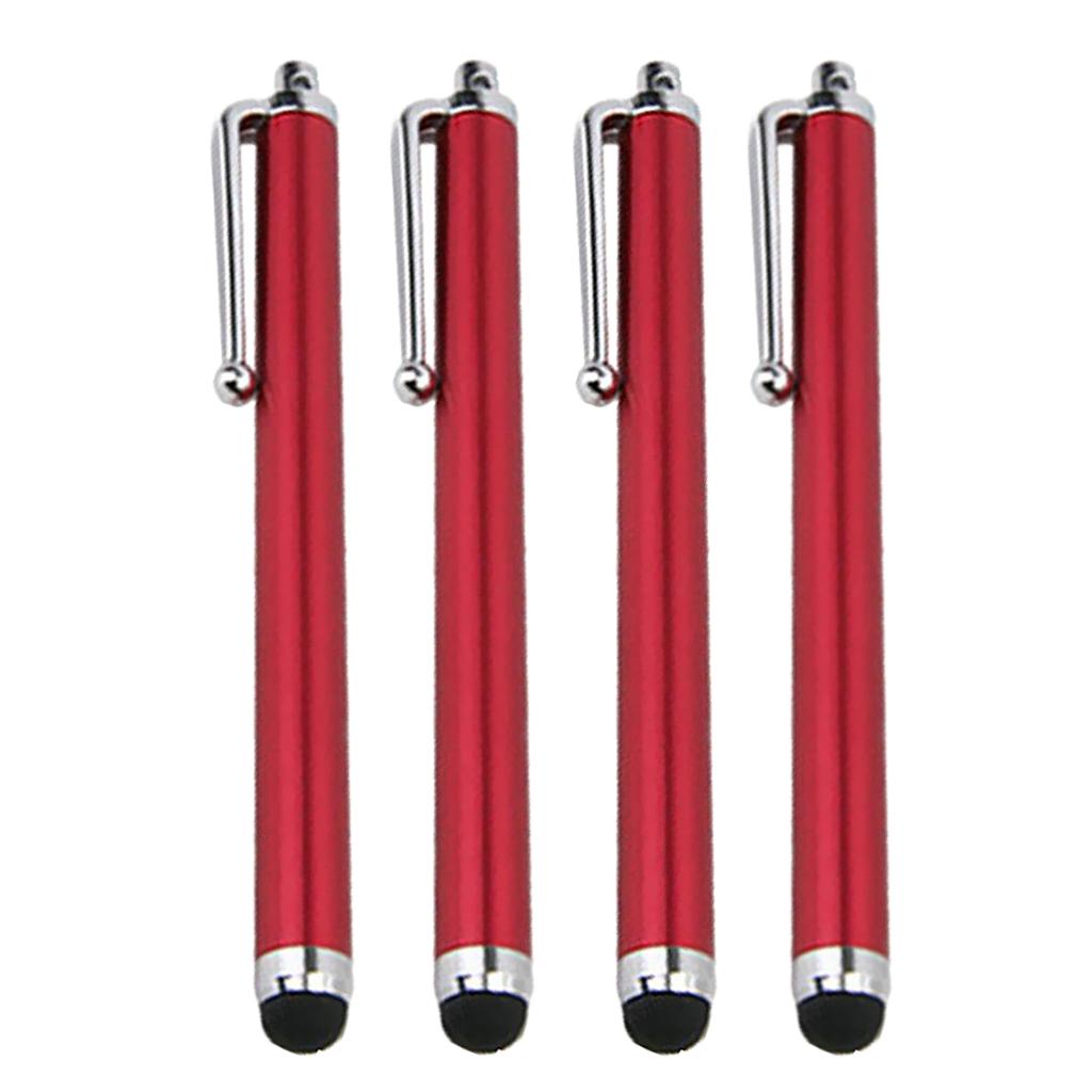 Bộ 4 Bút Cảm Ứng Cho Màn Hình Cảm Ứng Đa Năng Với Kẹp Bút Cho Tất Cả Màn Hình Cảm Ứng