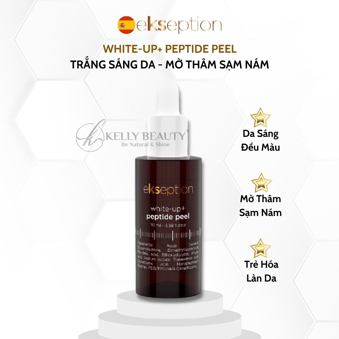 Ekseption White-Up Peptide Peel - Sáng Da, Mờ Thâm Nám; Trẻ Hóa Đều Màu Da - Kelly Beauty