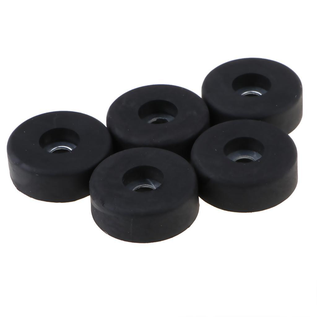 5Pcs Rubber Feet for Guitar Amplifier, Audio Speaker CD Cabinet etc. 30x10mm