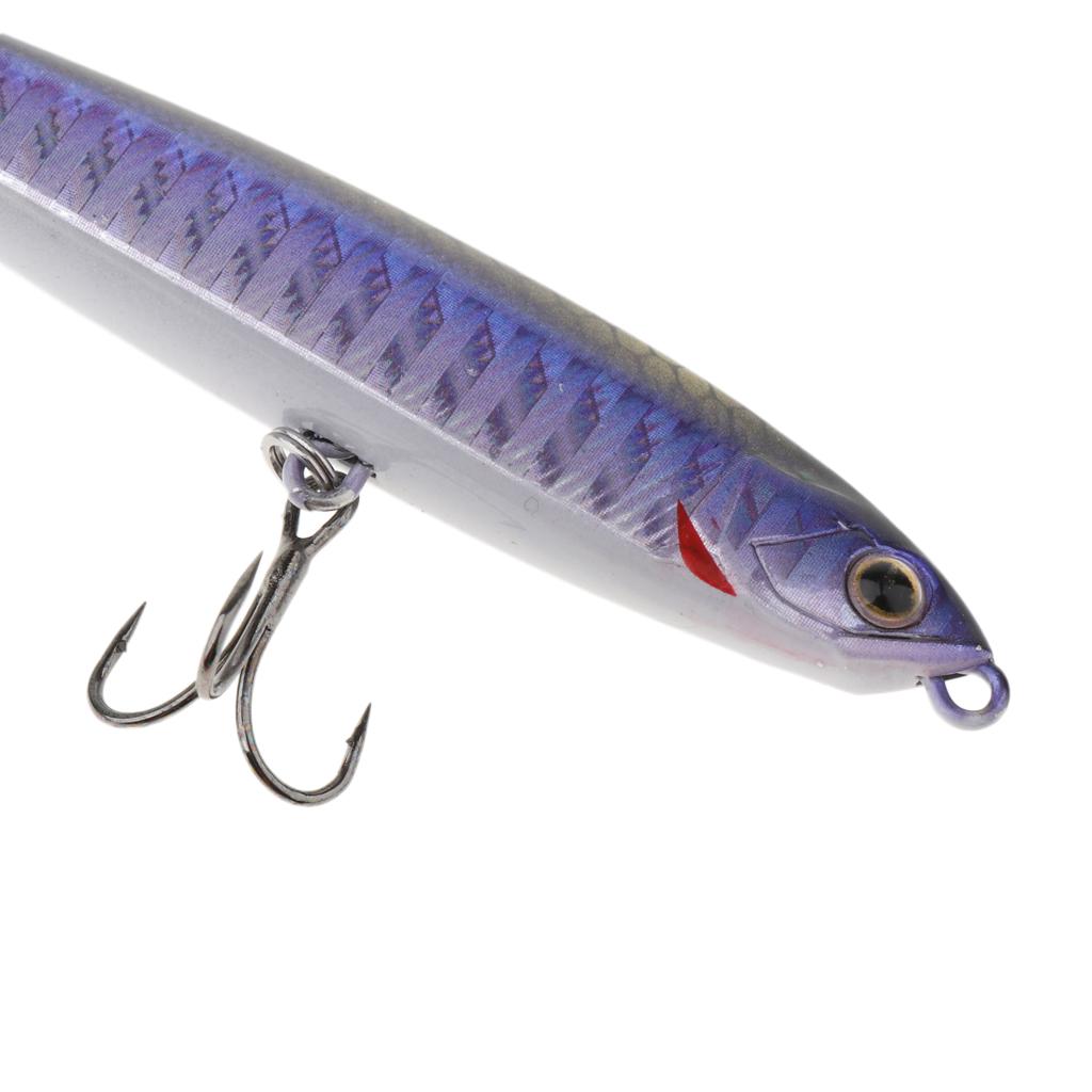Fishing Lure Bait 7.5cm-2.95"/10g Lead Fish Baits Nickel Jigging Silver