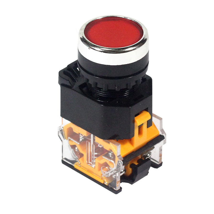 Nút Nhấn Đề Nhả Không Đèn LA38 - 440V 10A - Xanh Lá