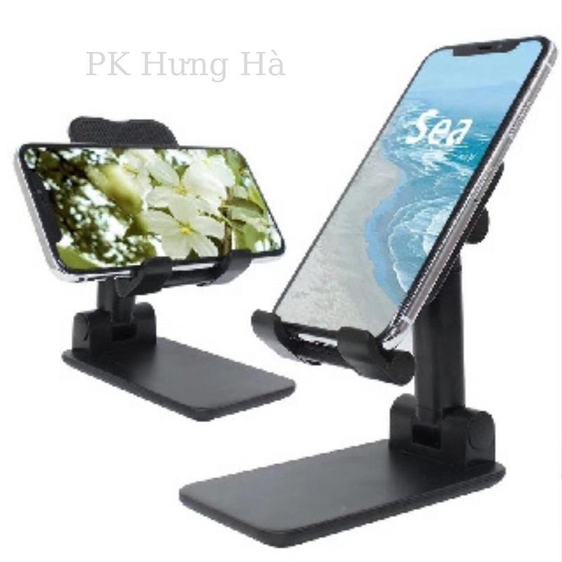 Giá đỡ điện thoại, iPad để bàn chống tê mỏi tay Khung Gấp Gọn tiện lợi, Góc Xoay 360 độ Linh Hoạt