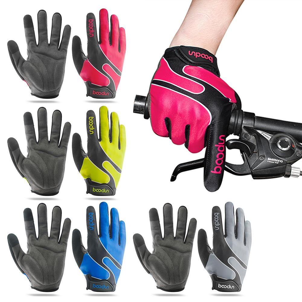 Găng tay thể thao BOODUN Sử dụng silicone chống mài mòn chống trượt trong tay, thiết kế ngón tay sử dụng được màn hình cảm ứng, chất liệu vải thoáng khí