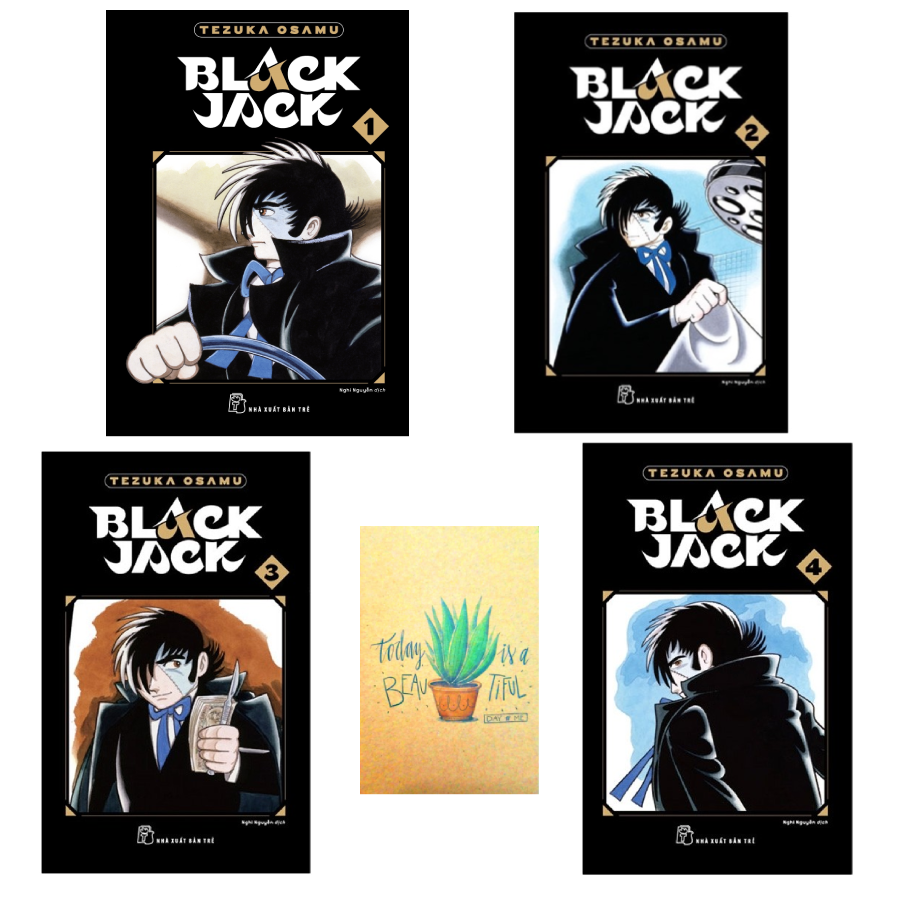 Combo Black Jack Tập 1, 2, 3, 4 ( Sổ Tay )