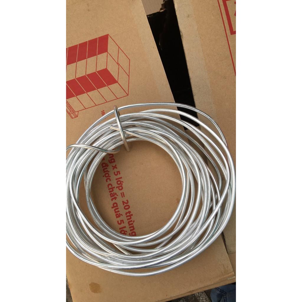 DÂY NHÔM UỐN CÂY CẢNH 5 LI CUỘN 500gr khoản 10 mét