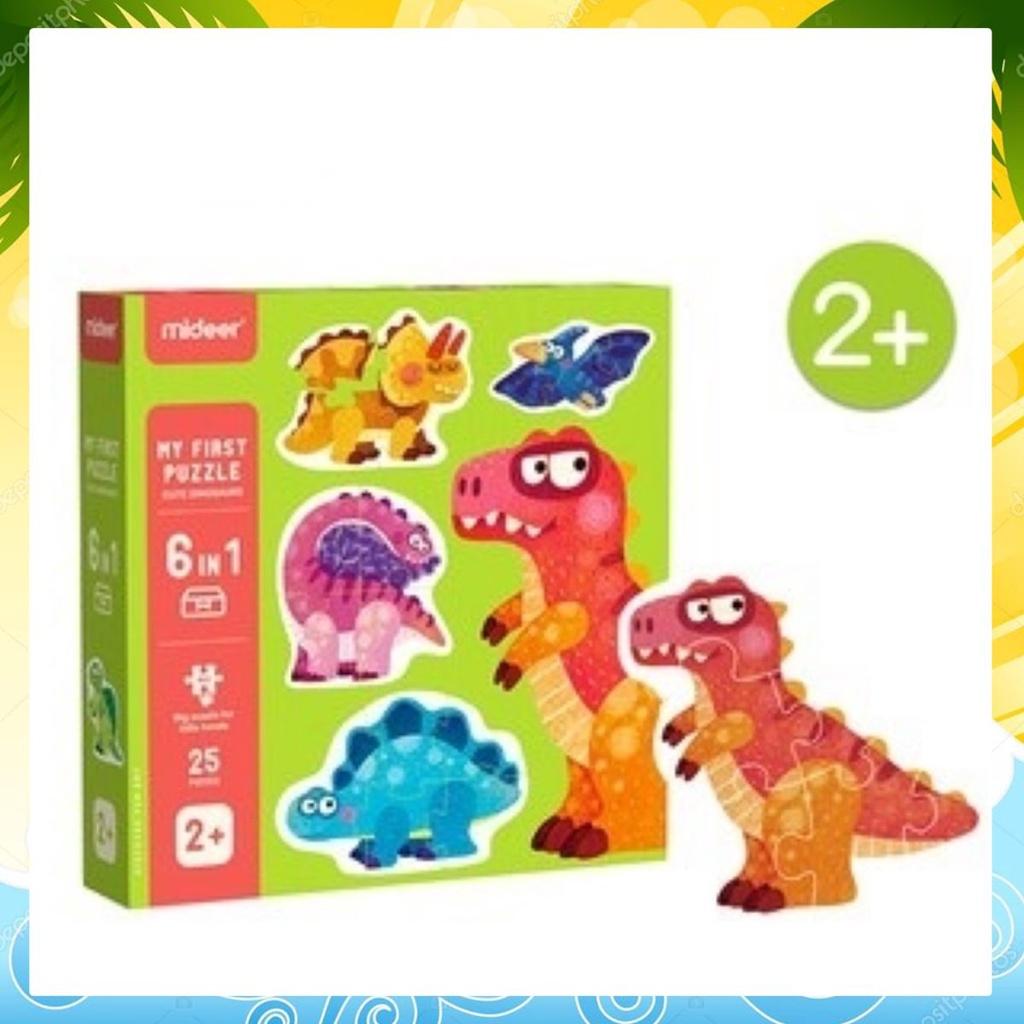 Bộ Đồ Chơi Xếp Hình Khủng Long My First Puzzle Dinosaur, Đồ Chơi Giáo Dục Cho Bé