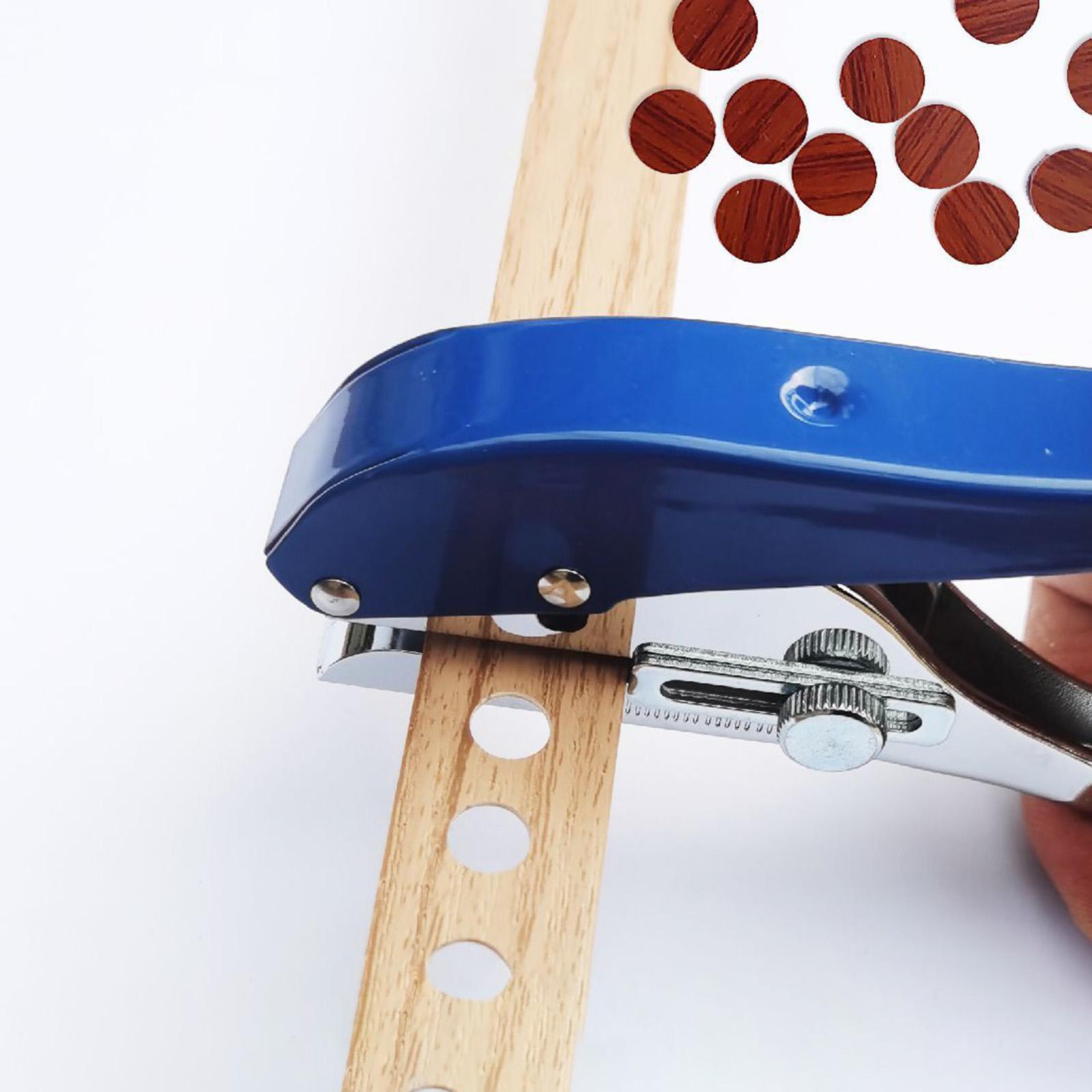 Hole Punch 25 Sheet Punch Capacity Hole Puncher for Edge Banding Cards Photo