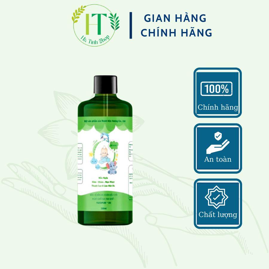 Tắm trẻ em mẹ tấm ngăn ngừa rôm sảy mẫn ngứa ở trẻ Thanh Mộc Hương 320ml