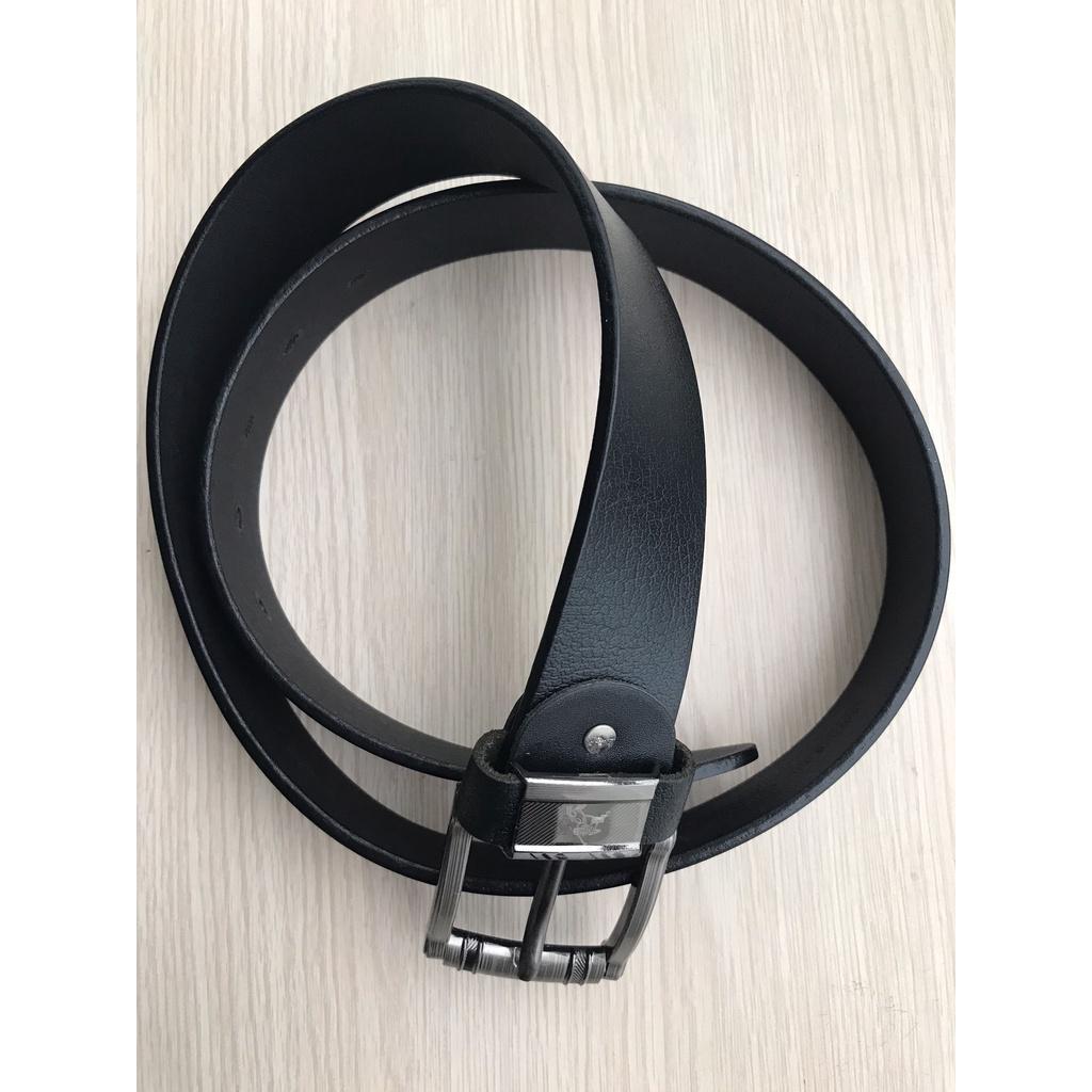 Thắt lưng nam da bò thật cao cấp thời trang - Tặng kèm đồ đục lỗ