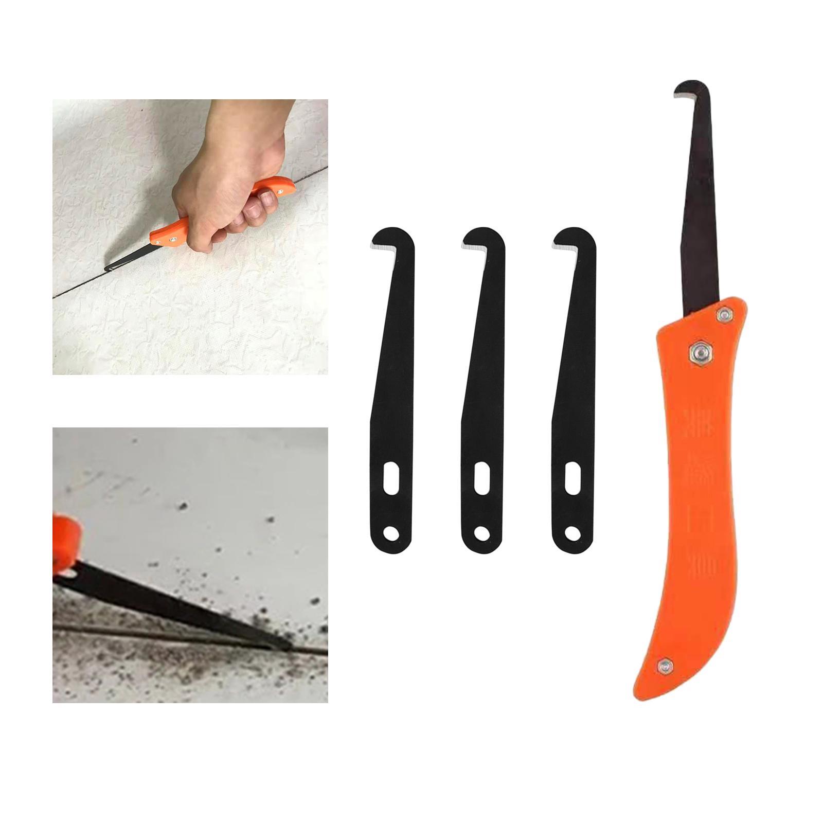 2X Tile Gap Repair Tool Hook Knifes Professional Cleaning and Removal of Old