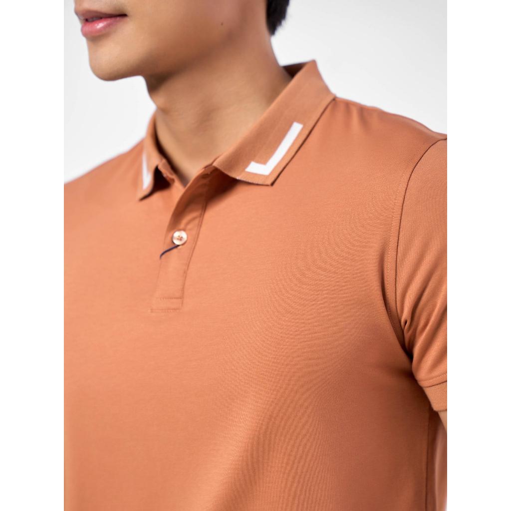 OWEN - Áo Polo nam ngắn tay Owen màu cam 231361 - Áo thun có cổ nam