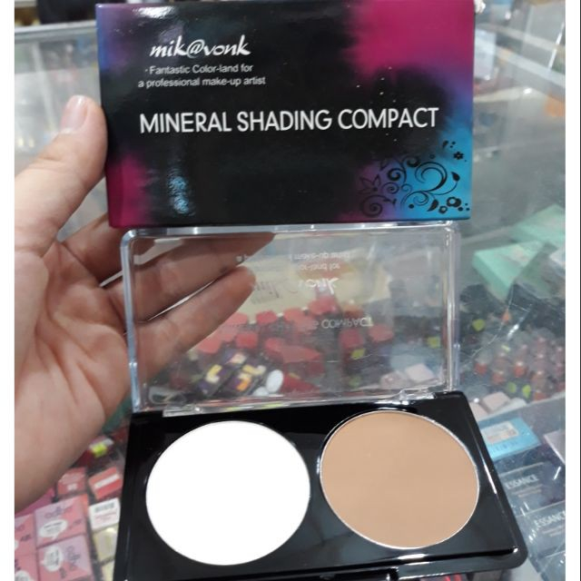 Bảng 2 ô tạo khối và bắt sáng Mik@vonk Mineral Shading Compact