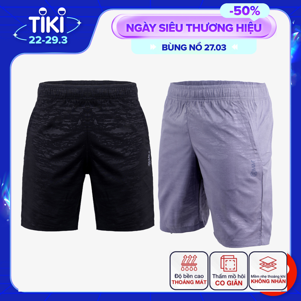 Combo 2 quần đùi nam, quần Short Gió nam thể thao Họa Tiết Rằn Ri trẻ trung năng động, thoáng mát co giãn 4 chiều MRM Manlywear