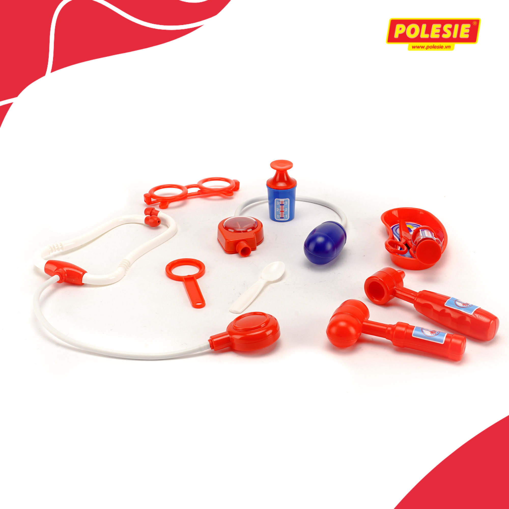 Bộ Đồ Chơi Bác Sĩ Số 7, Đồ Chơi Giáo Dục, Hướng Nghiệp, Nhập Vai, An Toàn Cho Bé - Polesie Toys 59222