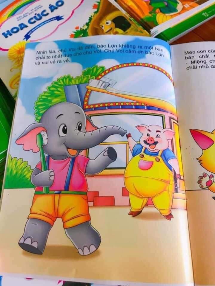 Combo 20 cuốn truyện tranh song ngữ Anh - Việt cho bé