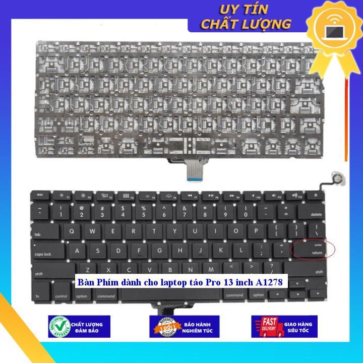 Bàn Phím dùng cho laptop táo Pro 13 inch A1278 - Hàng chính hãng - CHUẨN TIẾNG ANH MIKEY1678