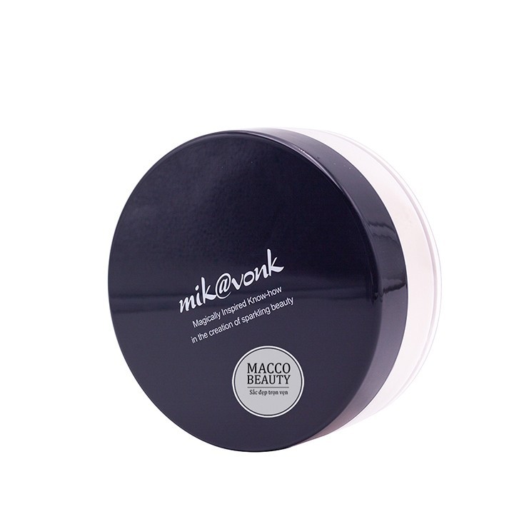 Phấn phủ bột kiềm dầu Mik@vonk Blooming Face Powder Hàn Quốc 30g NB01 # Natural Beige Pearl tặng kèm móc khoá