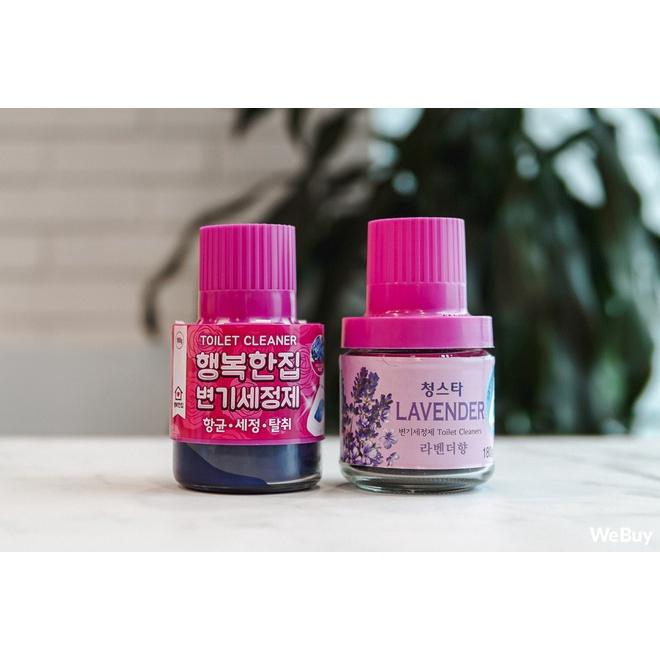 Lọ Thả Bồn Cầu Hàn Quốc Mang Hương Hoa Lavender Vào Đến Phòng Vệ Sinh Cho Bạn Cảm Giác Dễ Chịu Thoải Mái