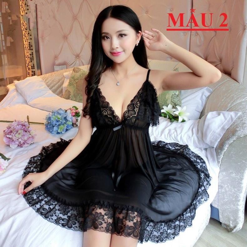 Váy ngủ voan thun bigsize 43-70kg sexy giá rẻ đẹp